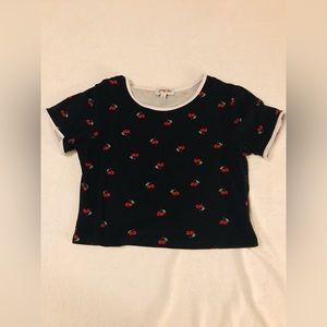 Cute cherry crop top